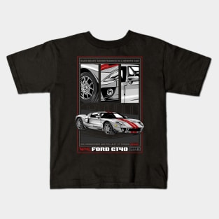 American GT40 Car Kids T-Shirt